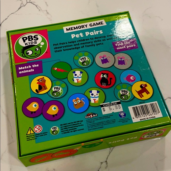 NWT PBS Kids Memory Game - Picture 2 of 4
